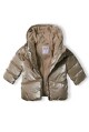 Kabát dívčí prošívaný Puffa s chlupatou podšívkou, Minoti, 16coat 20, hnědá - 158/164 | 13/14let - thumb (3)