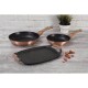 BERLINGERHAUS Sada pánví s mramorovým povrchem 3 ks Rosegold Metallic Line BH-1669 - thumb (2)