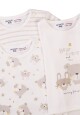Tričko kojenecké 3pack, Minoti, Little 2, béžová - 68/74 | 6-9m - thumb (2)