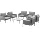 Zumm Garden Furniture® Sestava zahradního nábytku arona iv šedá - thumb (1)