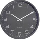 SEGNALE Hodiny nástěnné plast 30 cm tmavě šedá KO-C37362100tmse - thumb (1)