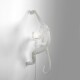 Nástěnné dekorační světlo MONKEY HANGING RIGHT HAND 65 cm, bílá, Seletti - thumb (1)