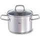 Vysoký kastrol VISEO 16 cm, stříbrná, nerezová ocel, Fissler - thumb (0)