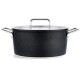 Vysoký kastrol ADAMANT 24 cm, černá, hliník, Fissler - thumb (2)