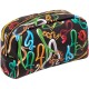 Kosmetická taštička TOILETPAPER SNAKES 23 x 13 cm, černá, Seletti - thumb (2)