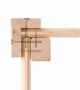 Dřevěný domek KARIBU KERKO 3 + přístavek 150 cm (23515) šedý LG2951 - thumb (6)