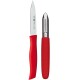Loupací nůž TWIN GRIP, sada 2 ks, se škrabkou, červená, ZWILLING - thumb (0)