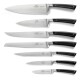Santoku nůž EDONIST 18 cm, nerezové nýty, černá, Lion Sabatier - thumb (4)