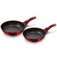BERLINGERHAUS Sada pánví s mramorovým povrchem 2 ks Burgundy Metallic Line BH-1612 - thumb (0)
