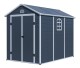 G21 Zahradní domek G21 Boston 670 - 241 x 278 cm, plastový, šedý G21-6390074 - thumb (0)