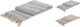 HOMESTYLING Deka se střapci bavlna 130 x 170 cm modrá KO-A35821740modr - thumb (0)