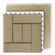 G21 Přechodová lišta G21 Cumaru pro WPC dlaždice, 38,5 x 7,5 cm rohová (pravá) G21-63910061 - thumb (6)