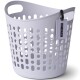 Koš na prádlo 40 cm, modrá, plast, Humdakin - thumb (0)