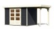 Dřevěný domek KARIBU ASKOLA 4 + přístavek 150 cm (38669) antracit LG3257 - thumb (0)