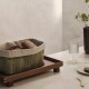 Košík na pečivo ITO 30 x 18 cm, zelená, bavlna, ferm LIVING - thumb (1)