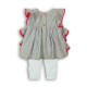 Kojenecký set dívčí - šatovka a legíny, Minoti, Parade 1, holka - 86/92 | 18-24m - thumb (1)