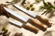 Santoku nůž PROVENCAO 18 cm, nerezové nýty, hnědá, Lion Sabatier - thumb (1)