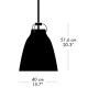 Závěsná lampa CARAVAGGIO 52 cm, bílá, Fritz Hansen - thumb (6)