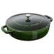 Kastrol CHISTERA 24 cm, na soté, s litinovou samopodlévací poklicí, bazalková, Staub - thumb (0)
