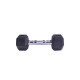 Profi šestihranná pogumovaná činka Sportago Hexagon 2,5 kg - thumb (3)