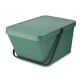 Odpadkový koš SORT & GO 20 l, stohovatelný, jedlově zelená, Brabantia - thumb (0)
