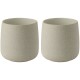 Šálek EMMA 220 ml, sada 2 ks, šedá, kamenina, Stelton - thumb (0)