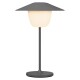 Přenosná stolní lampa ANI MINI 21 cm, LED, teplá šedá, hliník, Blomus - thumb (5)