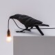 Stolní lampa BIRD PLAYING 33 cm, černá, Seletti - thumb (2)
