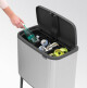 Dotykový odpadkový koš BO TOUCH BIN 3 x 11 l, matná ocelová, Brabantia - thumb (3)
