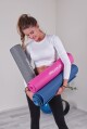 Podložka na cvičení Sportago TPE Yoga dvouvrstvá 173x61x0,6 cm Modrá - thumb (6)