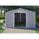 G21 Zahradní domek G21 GAH 1300 - 340 x 383 cm, šedý G21-63900581 - thumb (4)