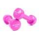 Vinylová činka Sportago Kirby, 2x2kg růžové - thumb (5)