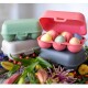 Box na vejce EGGS TO GO MINI, na 6 ks, přírodní listově zelená, Koziol - thumb (3)