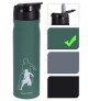 EXCELLENT Lahev na vodu sportovní nerez 0,5 l zelená KO-170456550zele - thumb (0)