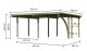 Dvojitý carport KARIBU ECO 1A 62037 LG3141 - thumb (2)