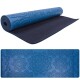 Gumová jóga podložka Sportago Šánti 183x66 cm - tmavě modrá - 4 mm - thumb (0)