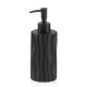 KELA Dávkovač mýdla Merida polyresin černý 19,0cm 7,0cm 200,0ml KL-23766 - thumb (0)