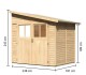 Dřevěný domek KARIBU BOMLITZ 2 (68357) natur LG3096 - thumb (1)