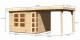 Dřevěný domek KARIBU KERKO 6 + přístavek 240 cm včetně zadní stěny (38733) natur LG2999 - thumb (1)