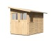 Dřevěný domek KARIBU WANDLITZ 3 (55256) natur LG2729 - thumb (0)