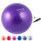Gymnastický míč Sportago Anti-Burst 85 cm, včetně pumpičky - kávová - thumb (1)