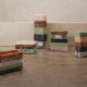 Úložný box MIST 15 x 10 cm, mentolová, pryskyřice, ferm LIVING - thumb (2)
