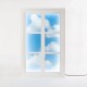 Nástěnné dekorační světlo WINDOW #3 90 x 57 cm, bílá, dřevo / akryl, Seletti - thumb (2)