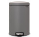 Pedálový odpadkový koš NEWICON 20 l, minerální šedá, Brabantia - thumb (0)