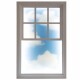 Nástěnné dekorační světlo WINDOW #1 90 x 57 cm, bílá, dřevo / akryl, Seletti - thumb (1)