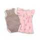 Dívčí set, body a šaty, Minoti, CROWN 4, růžová - 86/92 | 18-24m - thumb (1)