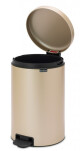Pedálový odpadkový koš NEWICON 20 l, champagne, Brabantia - thumb (4)