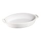 Zapékací mísa 23 cm, bílá, keramika, Staub - thumb (0)