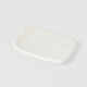 Talíř na sushi a sashimi SHELL WHITE SLAB 16 x 11 cm, MIJ - thumb (3)