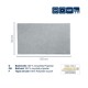 KELA Koupelnová předložka Maja 100% polyester mrazově modrá 100,0x60,0x1,5cm KL-23556 - thumb (2)